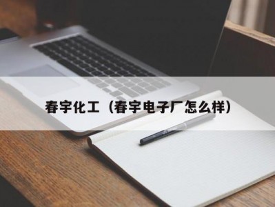 春宇化工（春宇电子厂怎么样）